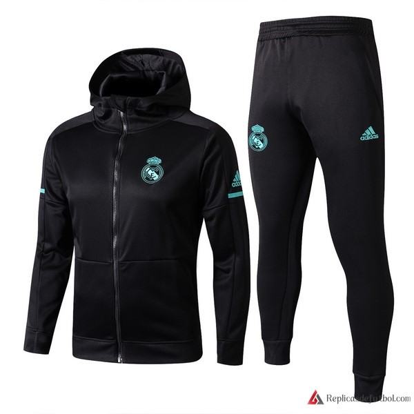 Chandal Real Madrid 2017-2018 Negro Marino Verde